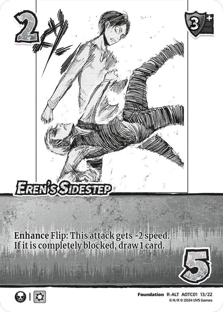 Eren's Sidestep (Alternate Art) card front