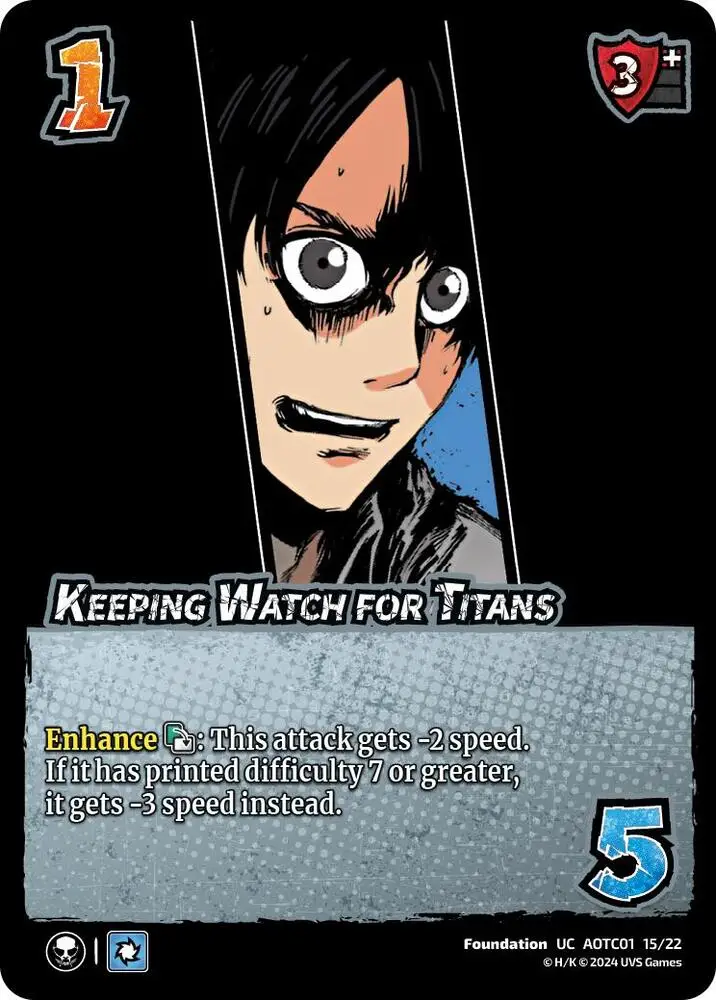 Keeping Watch for Titans card front