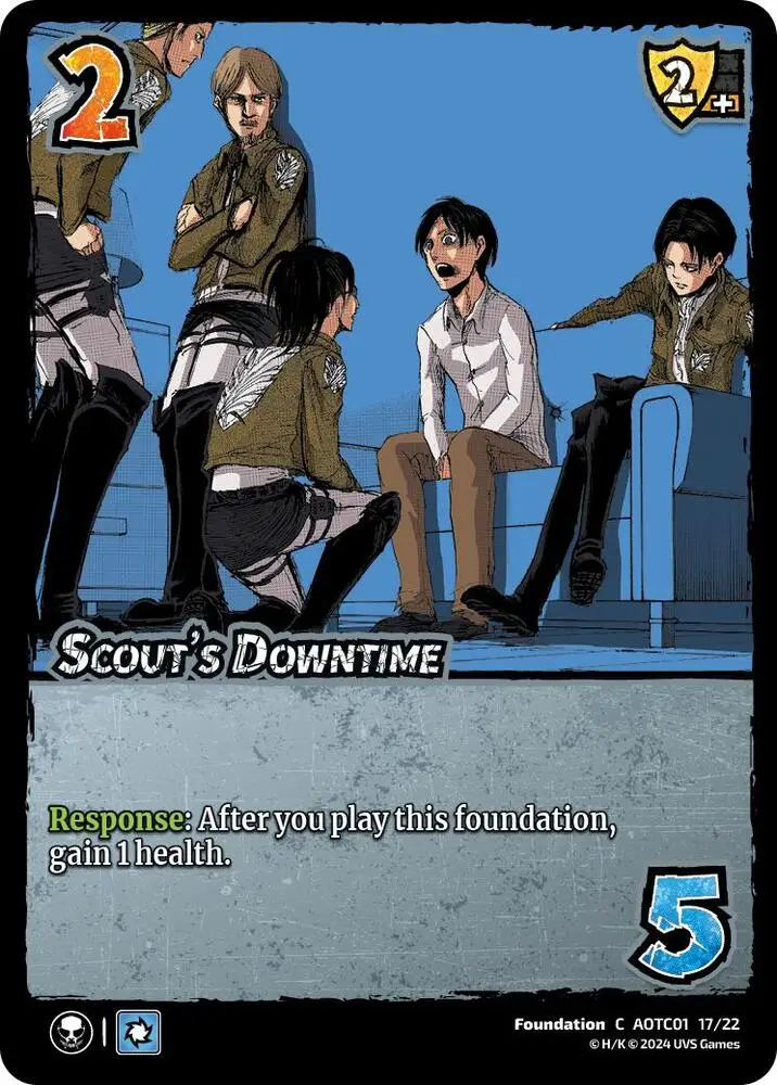 Scout's Downtime card front