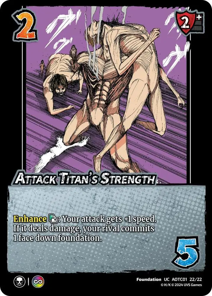 Attack Titan's Strength card front