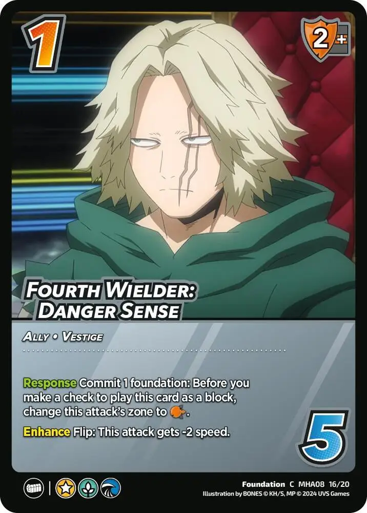 Fourth Wielder: Danger Sense card front