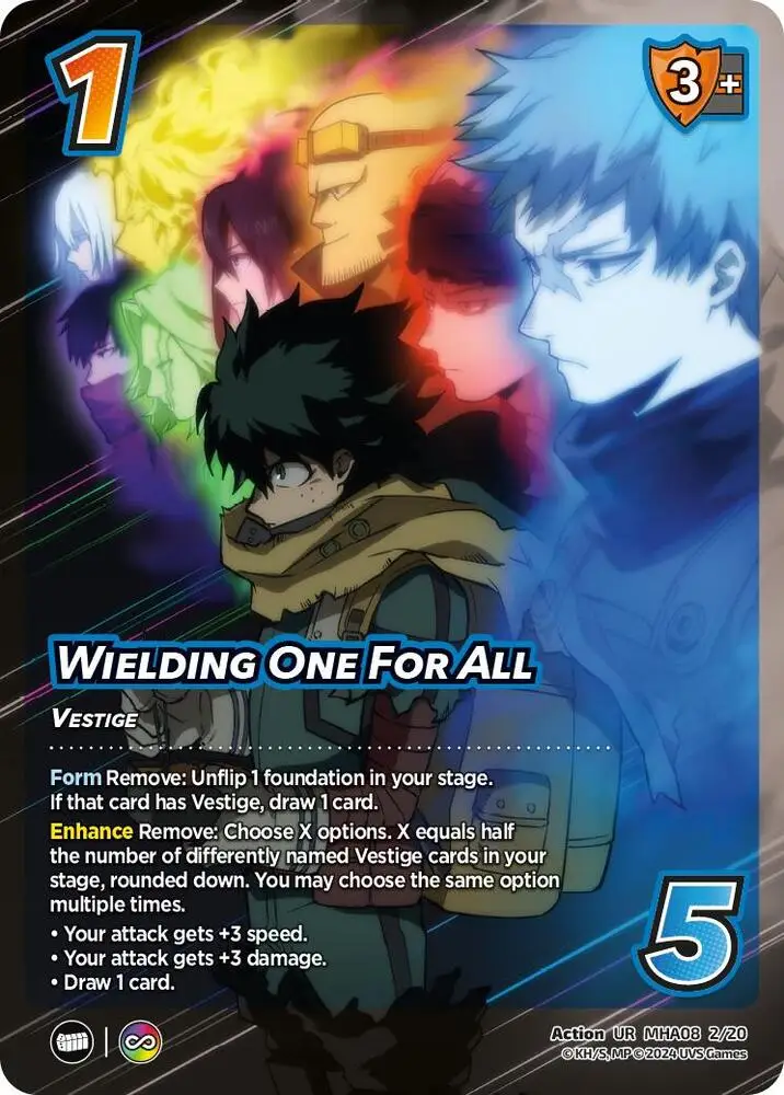 Wielding One For All card front