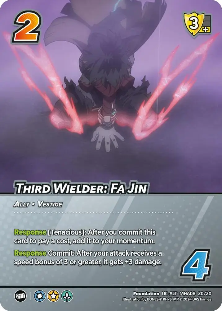 Third Wielder: Fa Jin (Alternate Art) card front