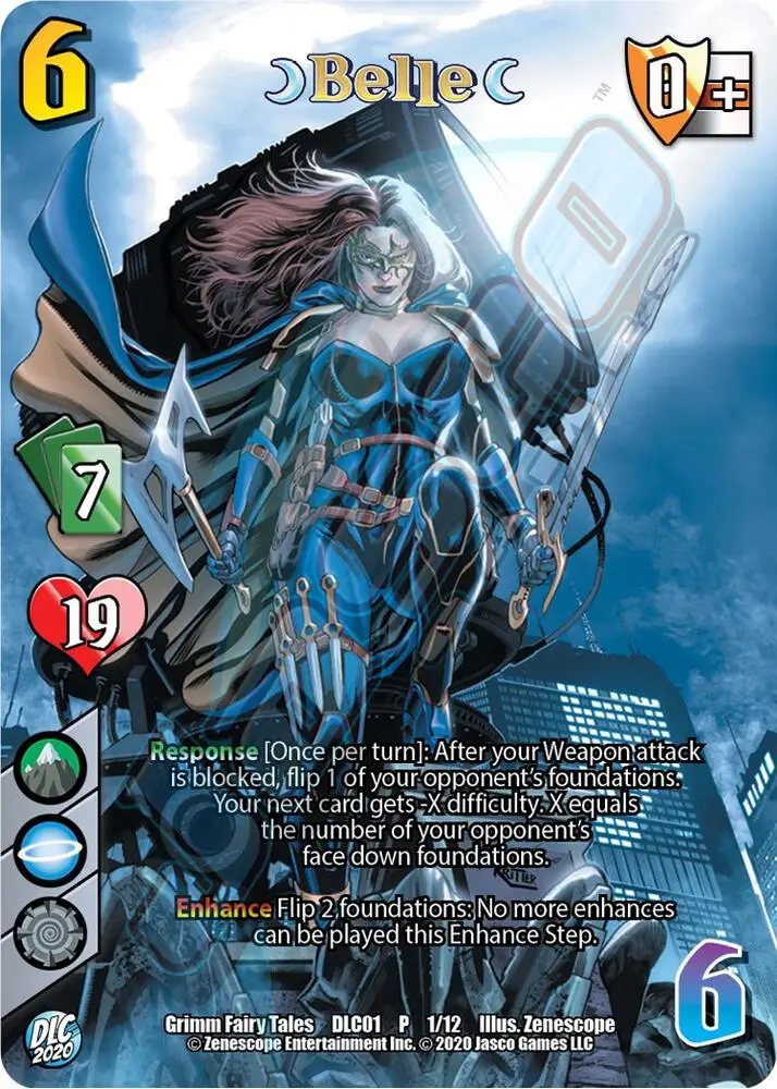 Belle card front
