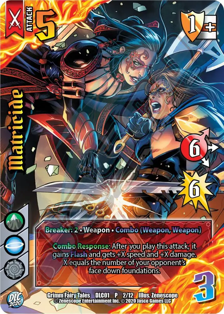 Matricide card front
