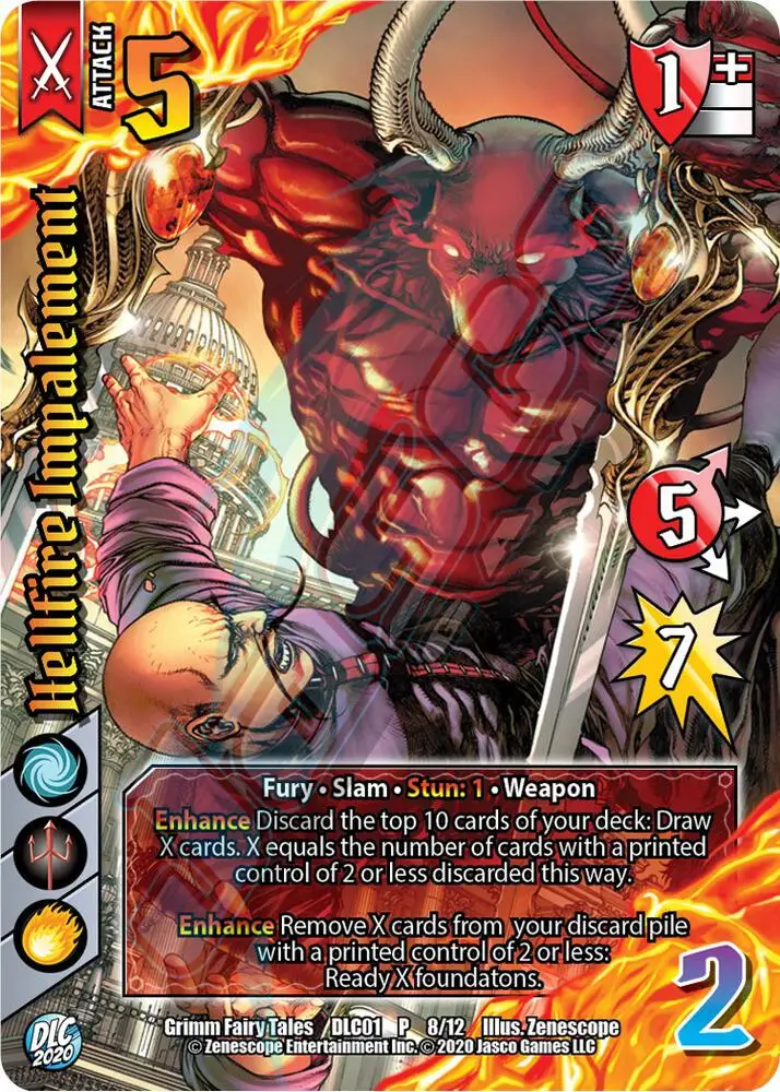 Hellfire Impalement card front