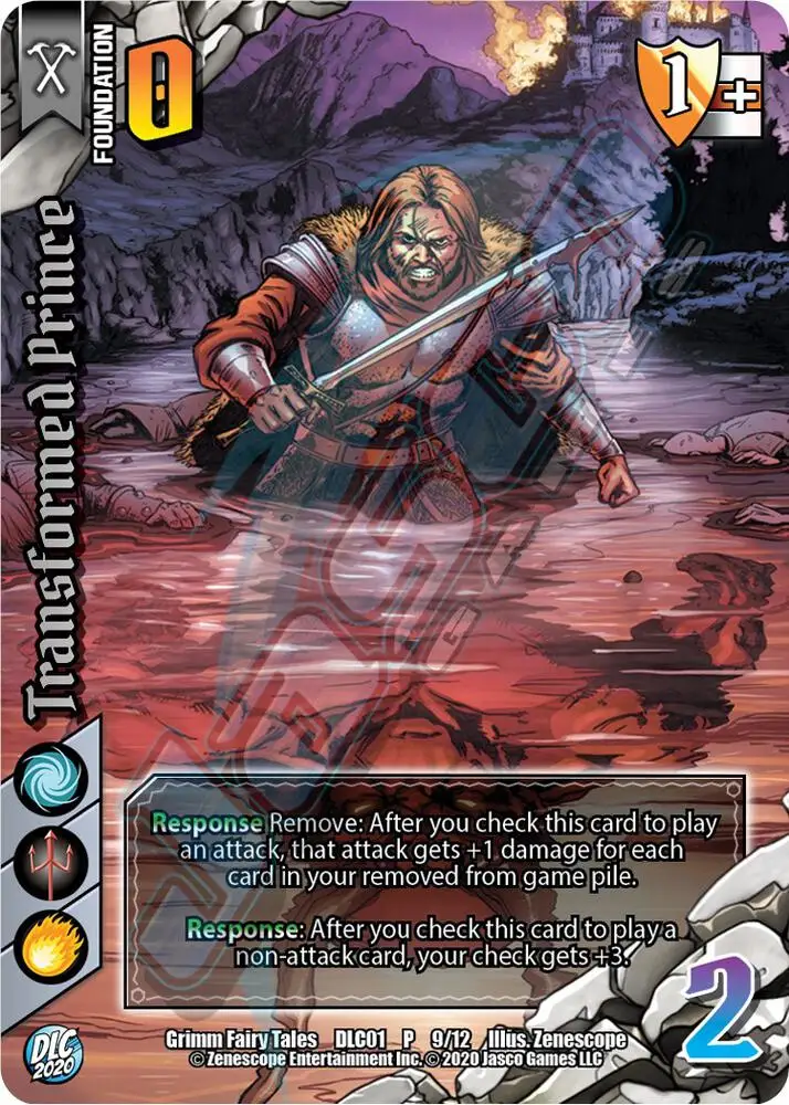 Transformed Prince card front