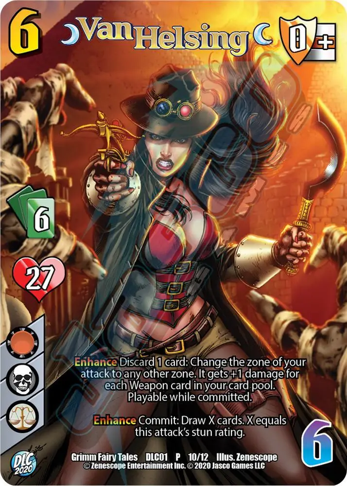 Van Helsing card front
