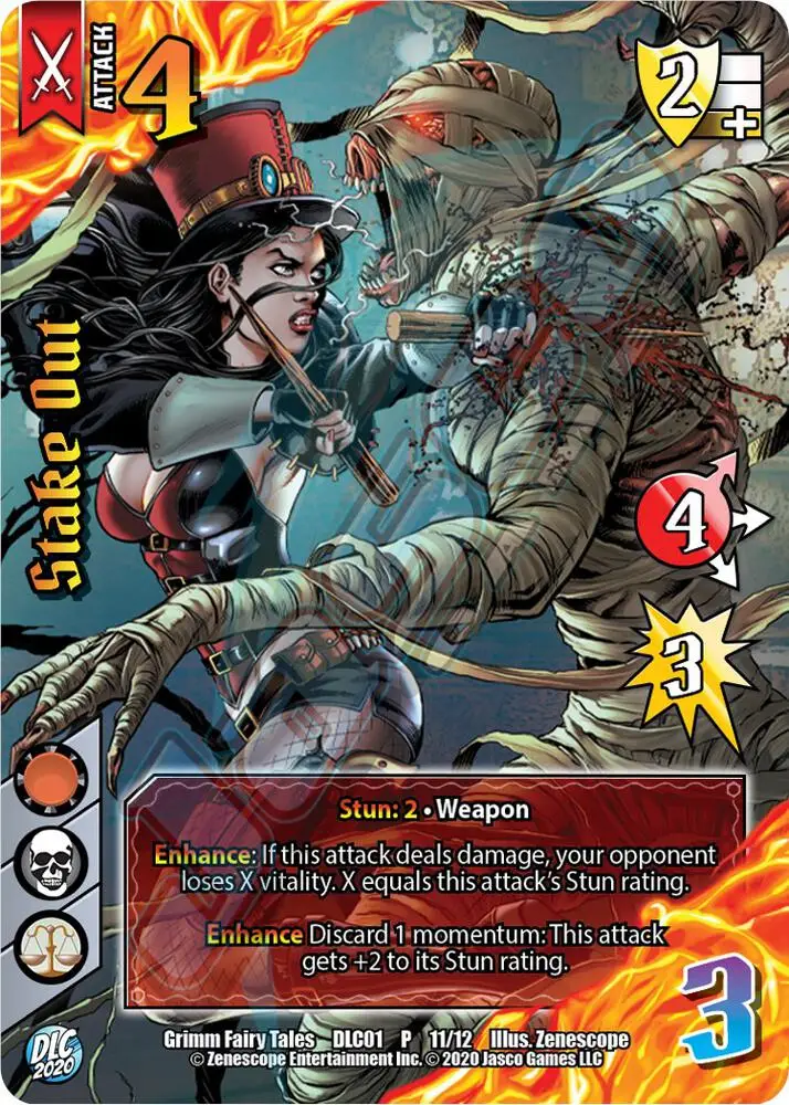Stake Out card front