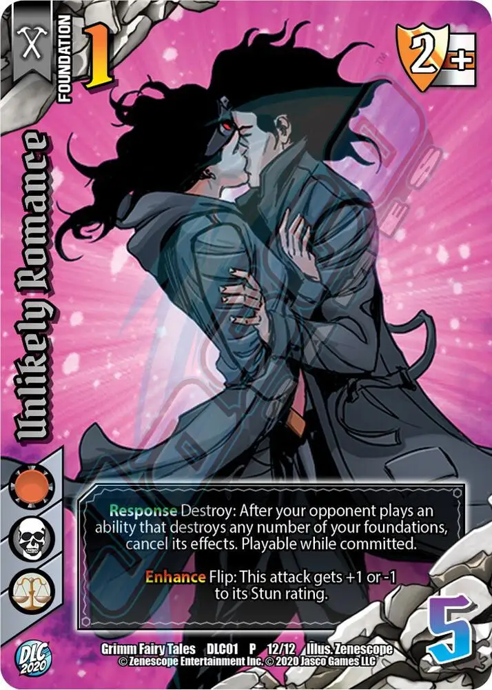 Unlikely Romance card front