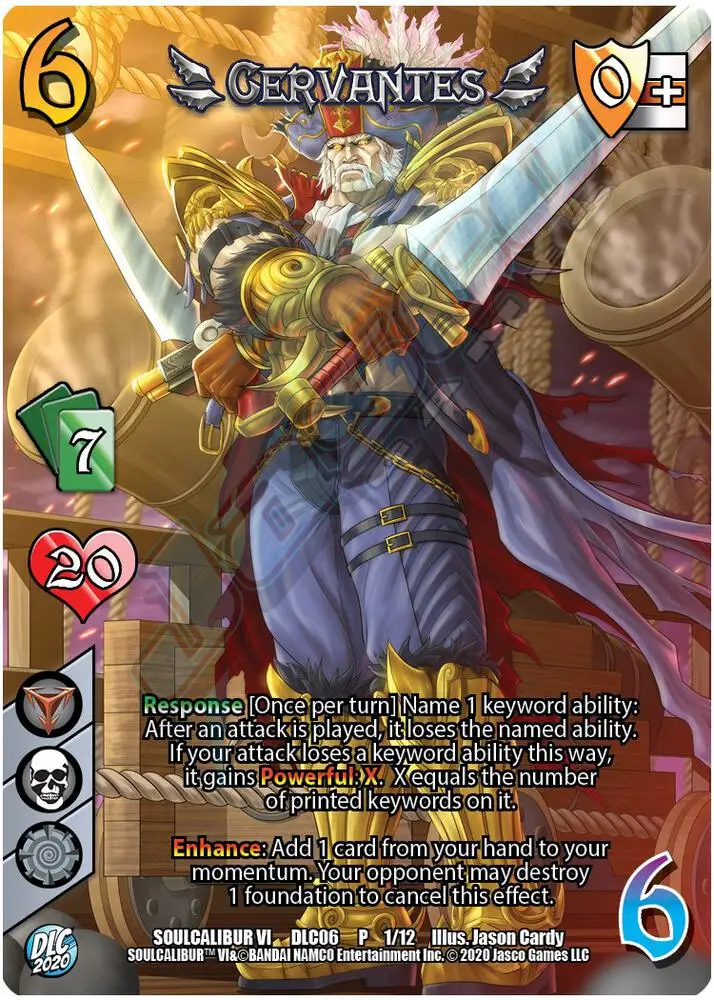 Cervantes card front
