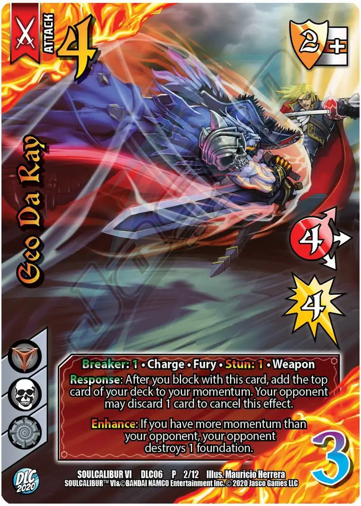 Geo Da Ray card front