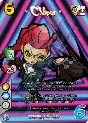 C. Viper card front