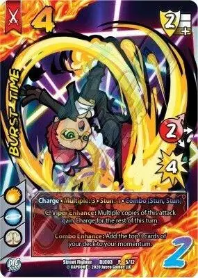 Burst Time card front