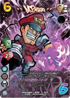 M. Bison card front