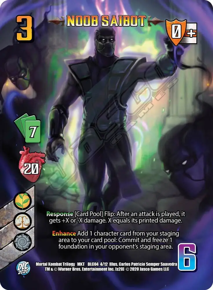 Noob Saibot card front