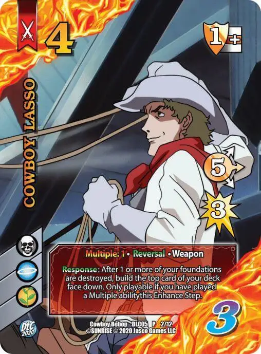 Cowboy Lasso card front