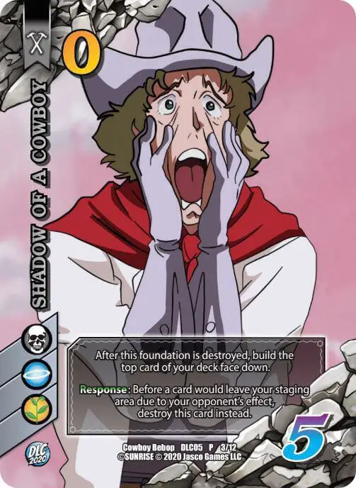 Shadow of a Cowboy card front