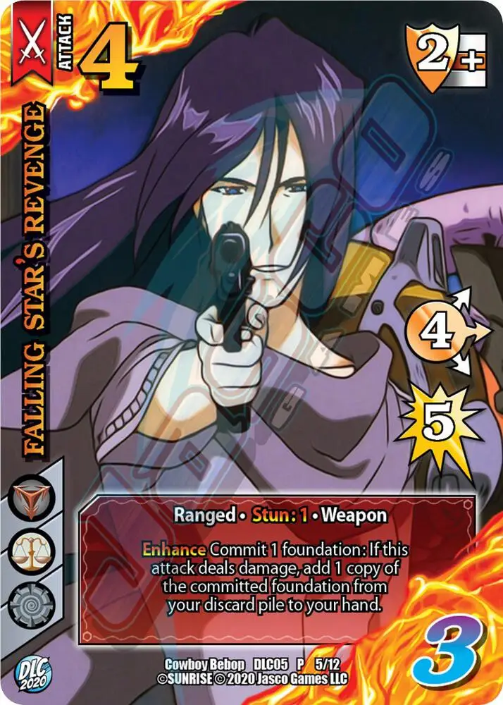 Falling Star's Revenge card front