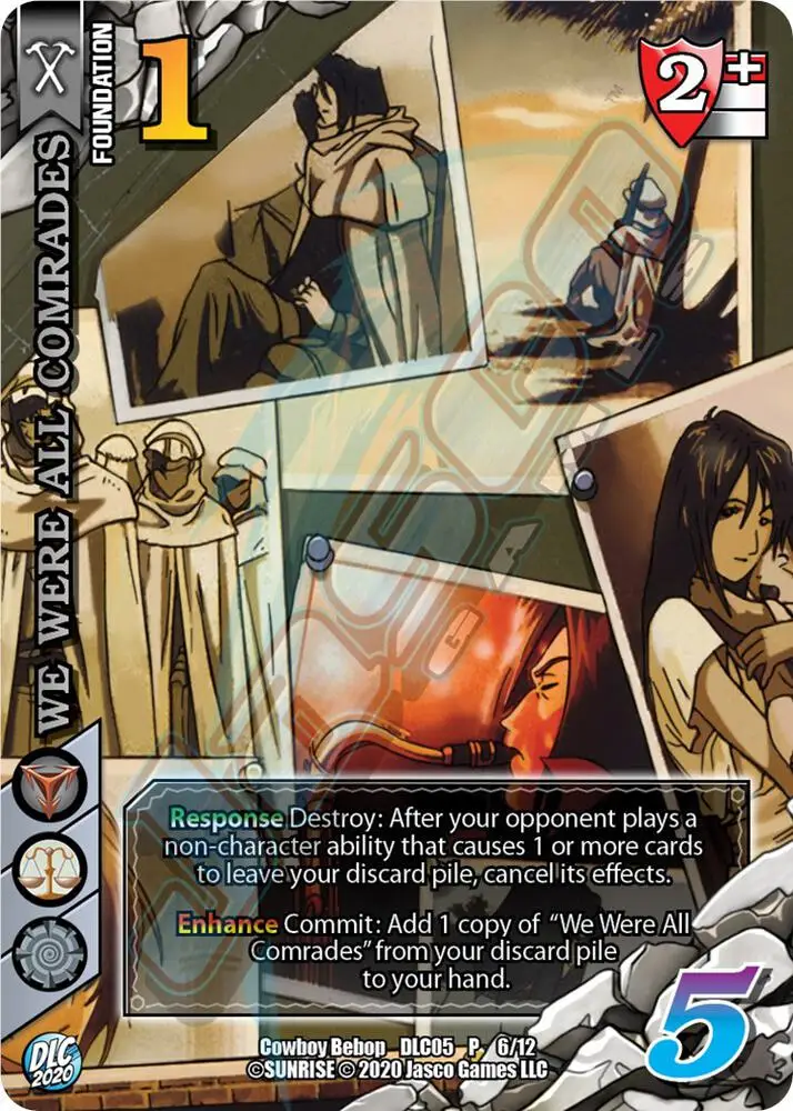 We Were All Comrades card front