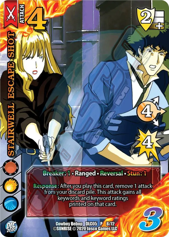 Stairwell Escape Shot card front