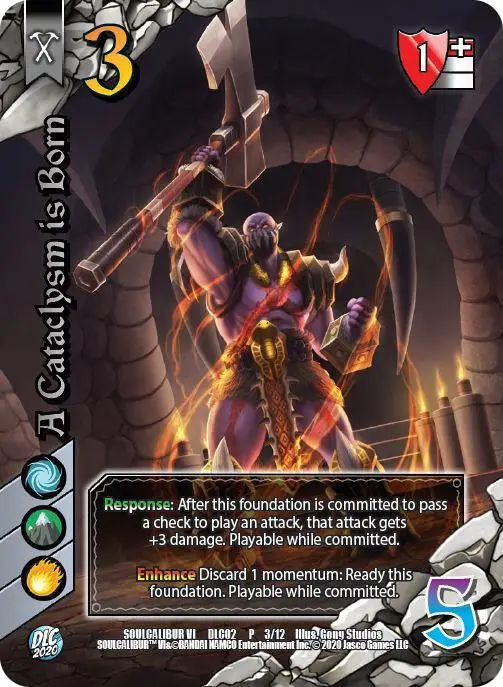 A Cataclysm is Born card front