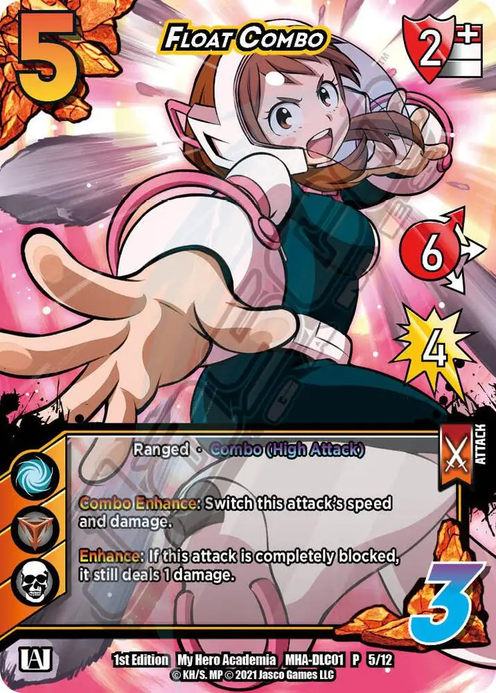 Float Combo card front
