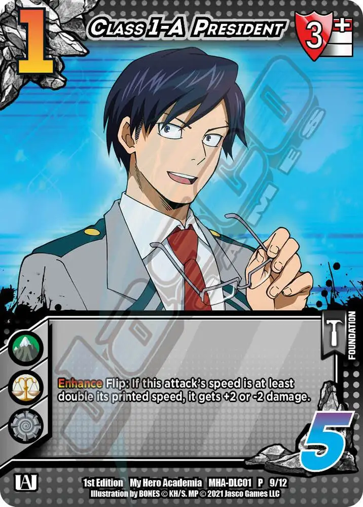 Class 1-A President card front