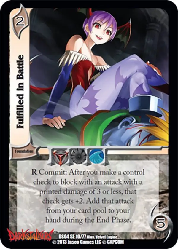 Fulfilled in Battle card front