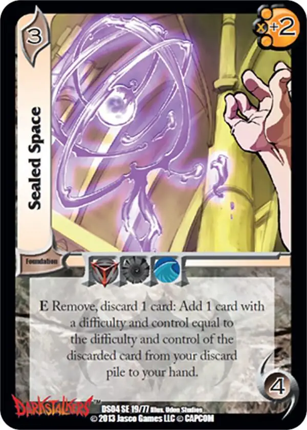Sealed Space card front