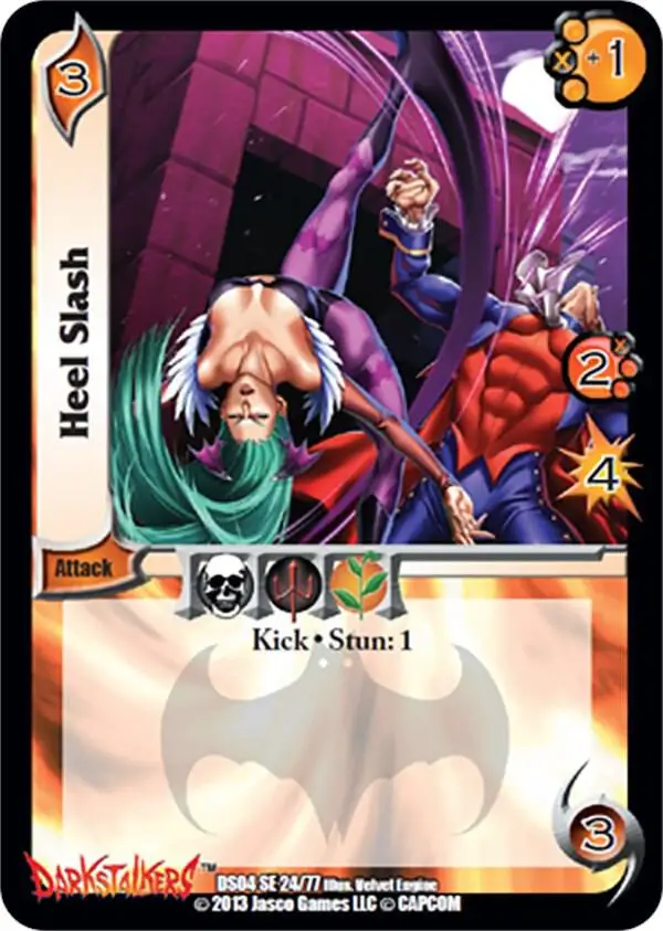 Heel Slash card front