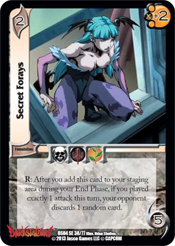 Secret Forays card front