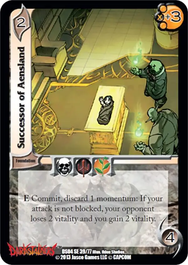 Successor of Aensland card front