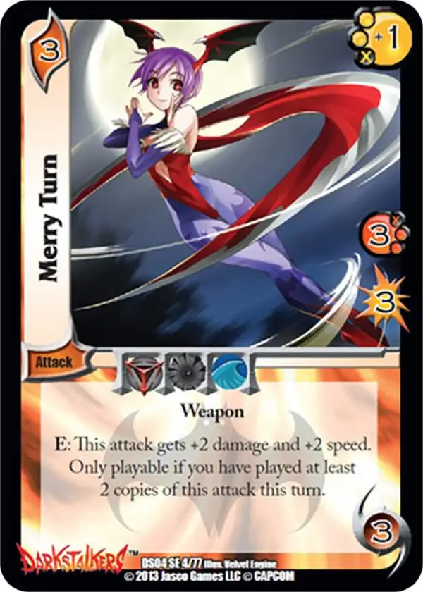 Merry Turn card front