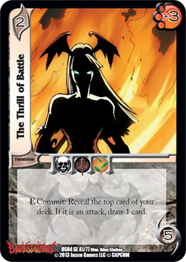 The Thrill of Battle card front
