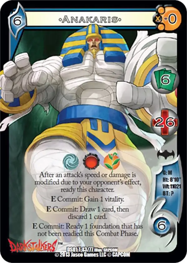 Anakaris card front