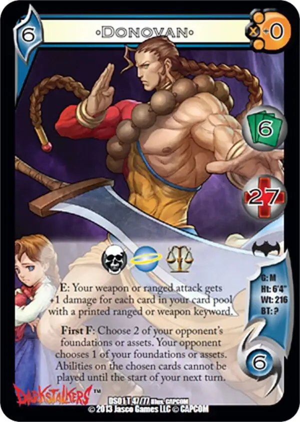 Donovan card front