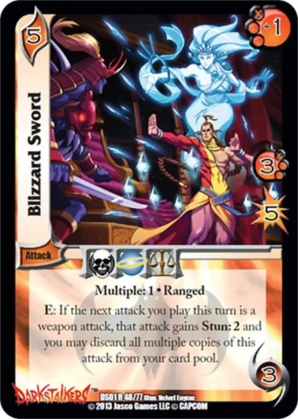 Blizzard Sword card front