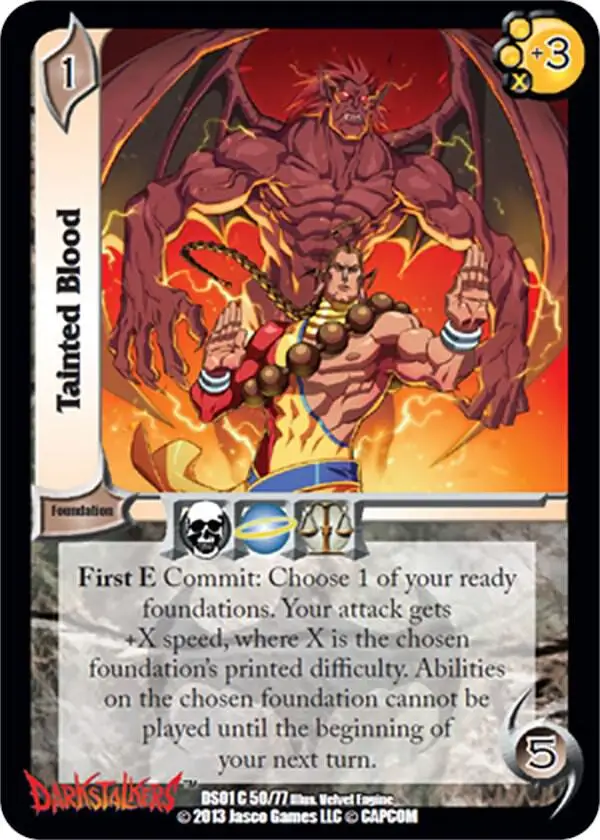 Tainted Blood card front