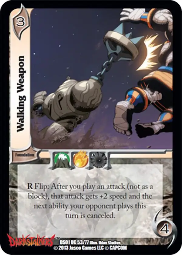 Walking Weapon card front