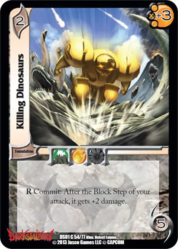 Killing Dinosaurs card front