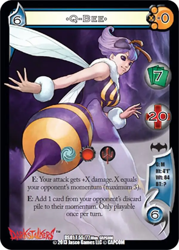 Q-Bee card front