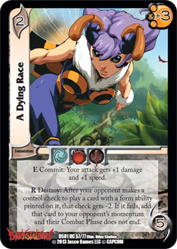 A Dying Race card front
