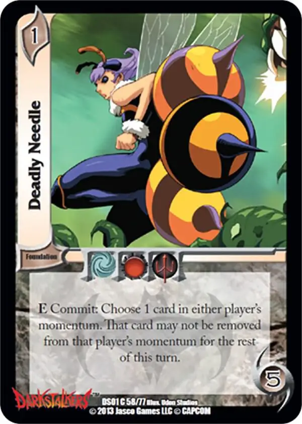 Deadly Needle card front