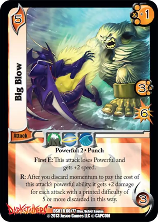 Big Blow card front