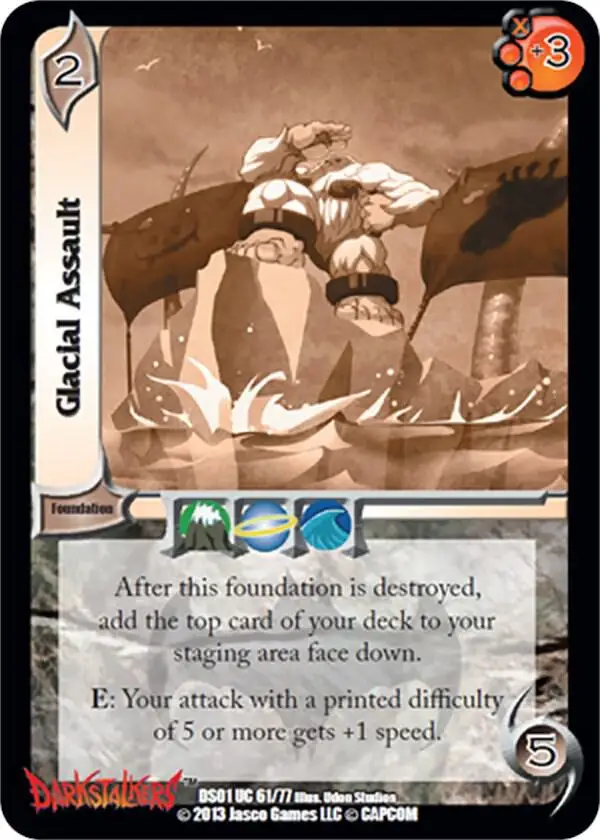 Glacial Assault card front