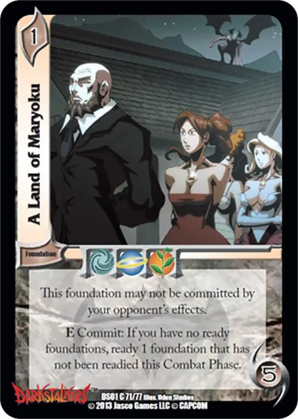 A Land of Maryoku card front