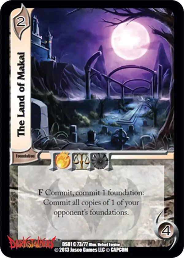The Land of Makai card front