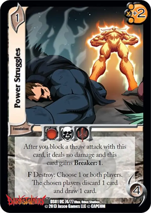 Power Struggles card front