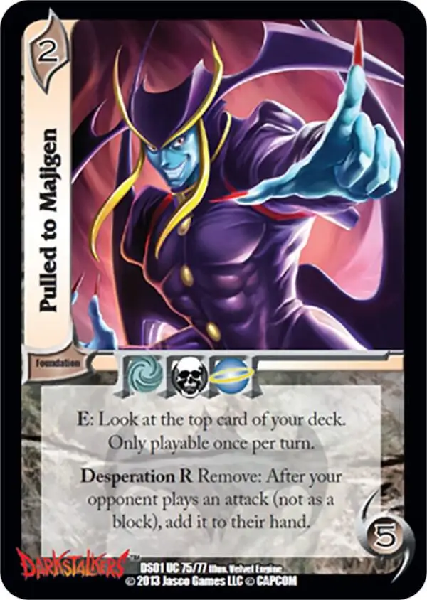 Pulled to Majigen card front